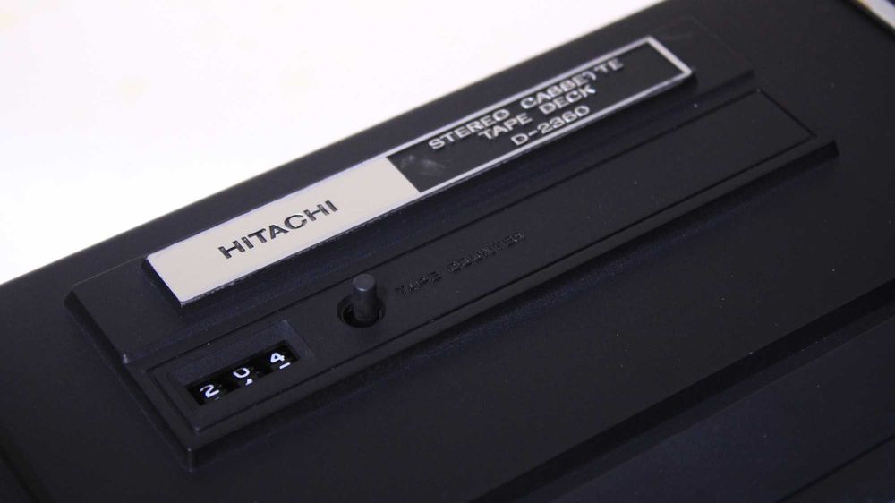 Casetofon Deck Hitachi D-2360, Anii '70("top-loading").