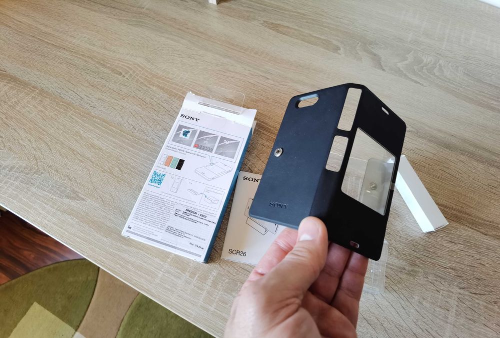 Husă Sony Xperia Z3 Compact Originală SCR26 Smart window NFC