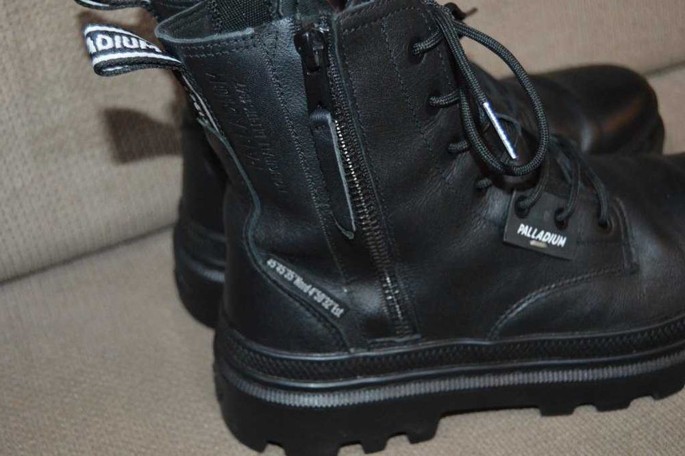 Palladium, Ghete cu fermoar Pallatrooper Zip TX Negru 39