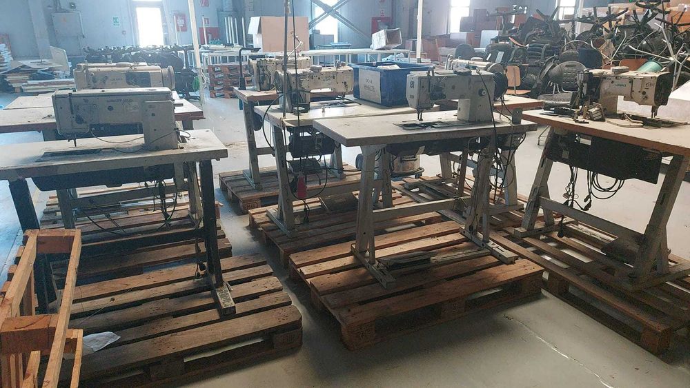 masina de cusut industriala Durkopp, masa de lucru