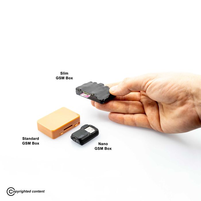 Cutiuta GSM cu casca de copiat NANO - Casti de copiat Sisteme PRO