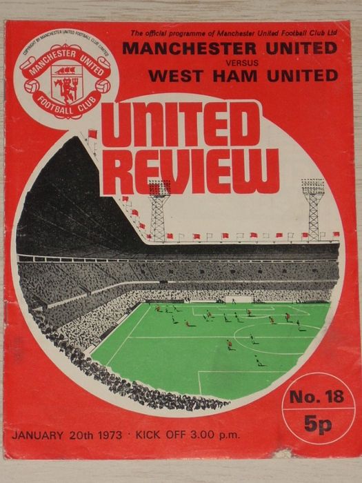 Манчестър Юнайтед оригинални футболни програми 1970,1971,1972 Арсенал