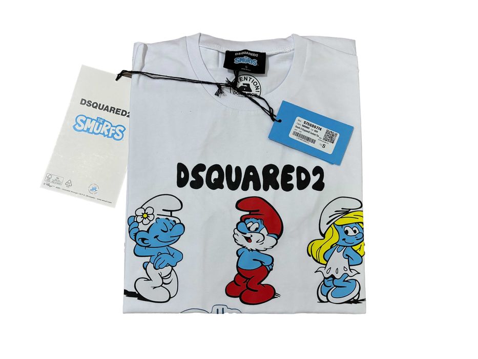 Мъжка Тениска Dsquared2 The Smurfs - S M L XL 2XL