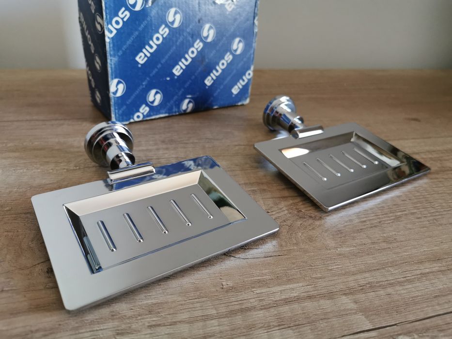 Suport săpun metalic cromat baie