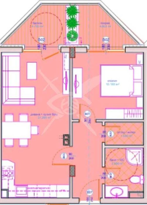 Двустаен апартамент в Сарафово 621-19929