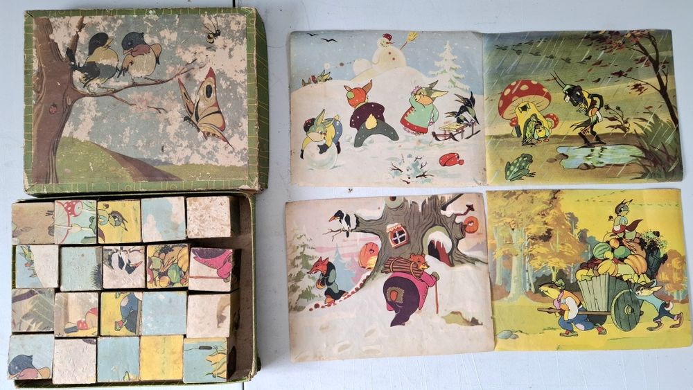 Joc educativ cu cuburi pentru copii