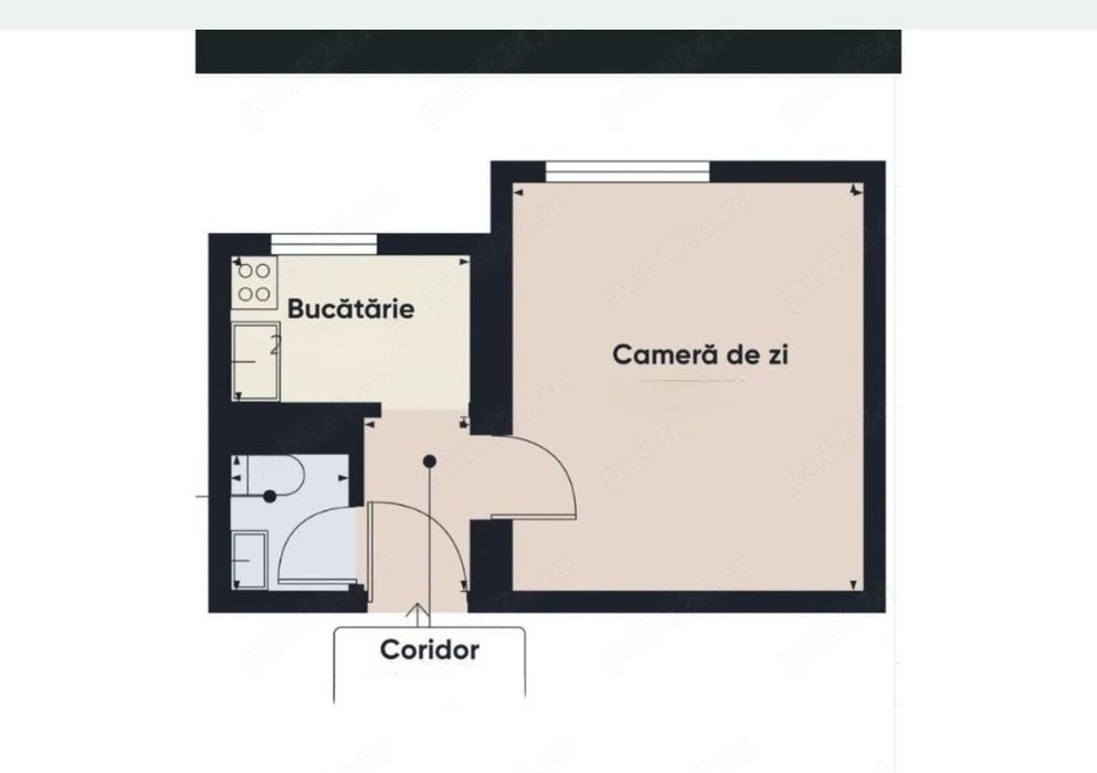 Apartament 1 camera Afi Mall etajul 1