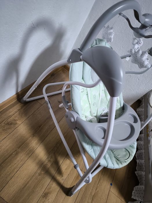 KIKKA BOO Люлка-шезлонг 2в1 MIA STELLA MINT