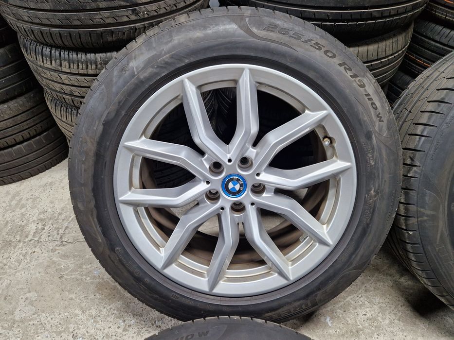 Set Roti BMW G05 G06 5x112 pe 19 Style 734 Anvelope Vara 265/50/19