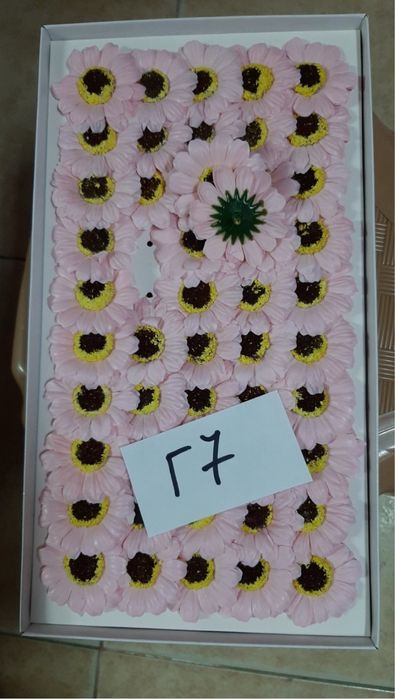 Сапунени гербери 6 цвята Цветя за декорация Всички цветове са налични