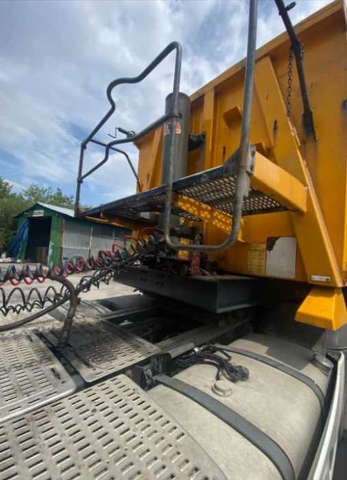 Semiremorcă basculantă din aluminiu WIELTON 42m³, 2009, stare PERFECTĂ, fără rugină, axă liftantă cu disc SAF.