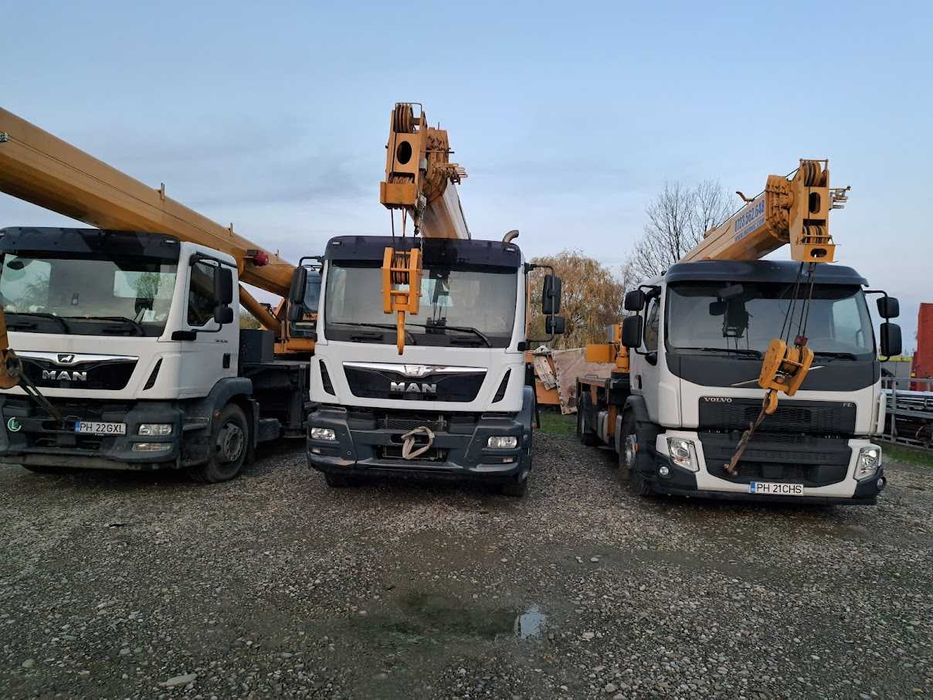 Automacara MAN TGM ,6x4 , euro 6 , mac 20 tone / 30 metri an 2024