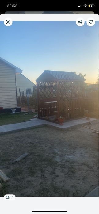 Беседка деревянная