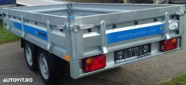 Vand remorca 2 axe Faro Magicus 300/150/35 masa 750kg