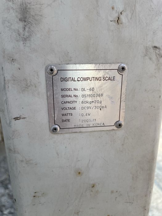 Продаю весы cas dl-60