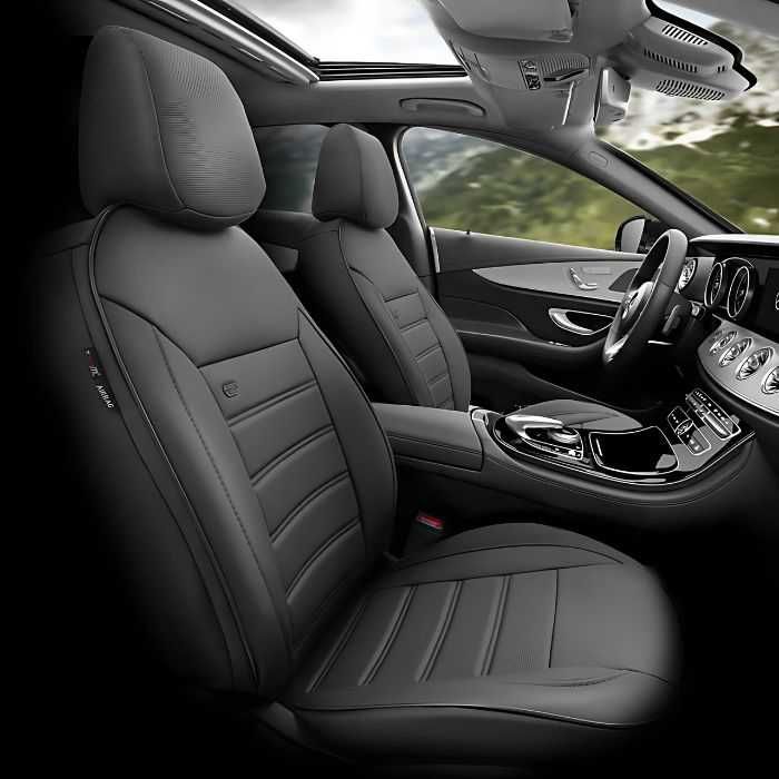 Комплект 4 седалки LUX Черна Тапицерия за седалки Otom Premium PRM101