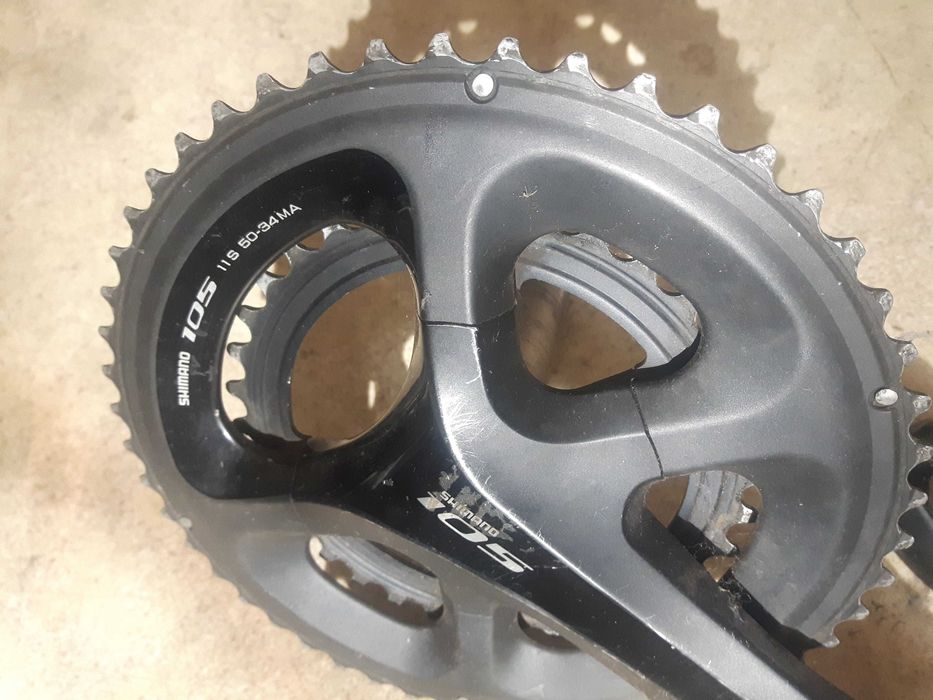 Курбели - FC-5800 / 170mm  Сменено от работещо колело  Курбел Shimano FC-5800 / 170mm
