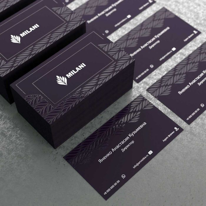 Toshkentda VIP va Premium Vizitkalar | Touch Cover & Plastik