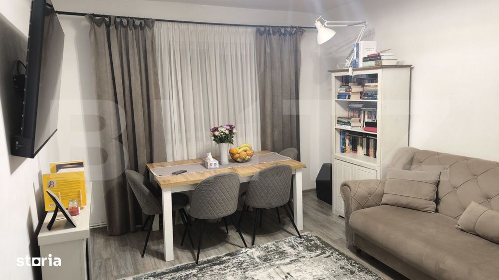Apartament 3 camere, decomandat, 60mp. Parter inalt, zona Burdujeni, C