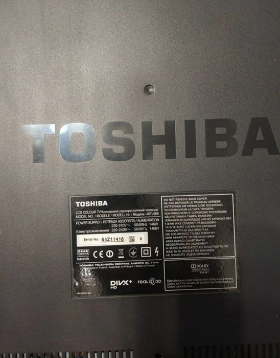 Vand Televizor Defect Thoshiba 46TL968