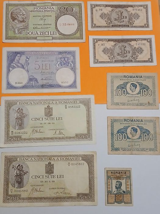 Bancnote vechi romanesti