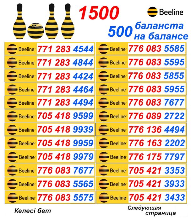 Хорошие номера.. Сим карты Билайн