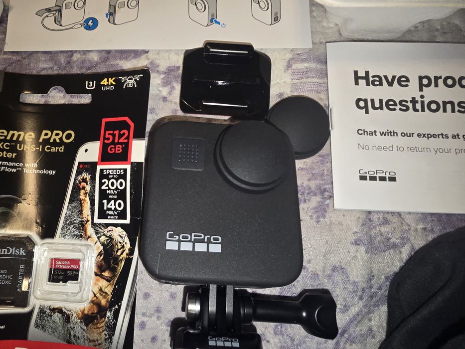 Екшън  камера Go Pro + карта за памет Micro sd extreme 512gb
