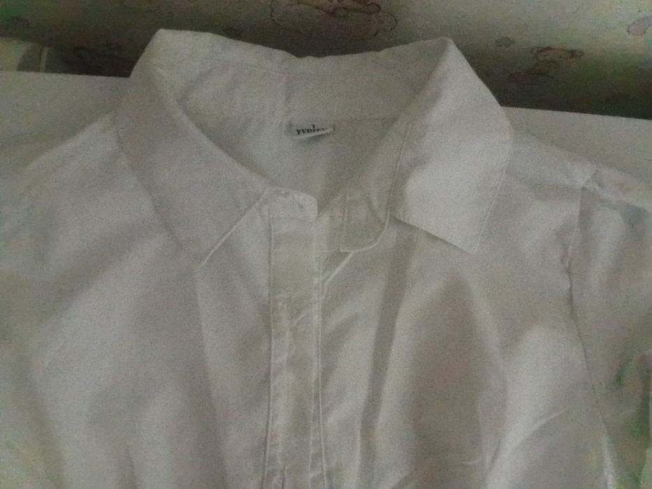 Белая рубашка корсет