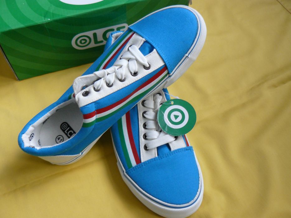 Tenisi Barbati LCF Culorile Italiei Noi in cutie,Din Franta,Nr.40