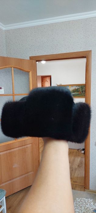 Норковая шапка ушанка