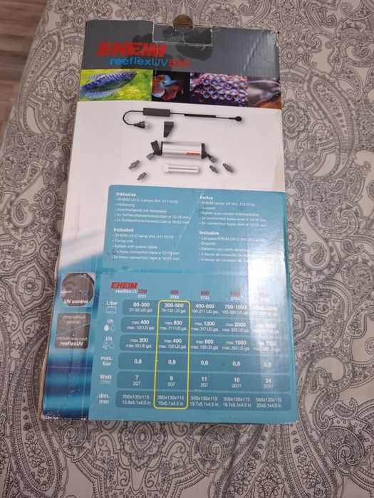 Sterilizator uv pentru acvariu