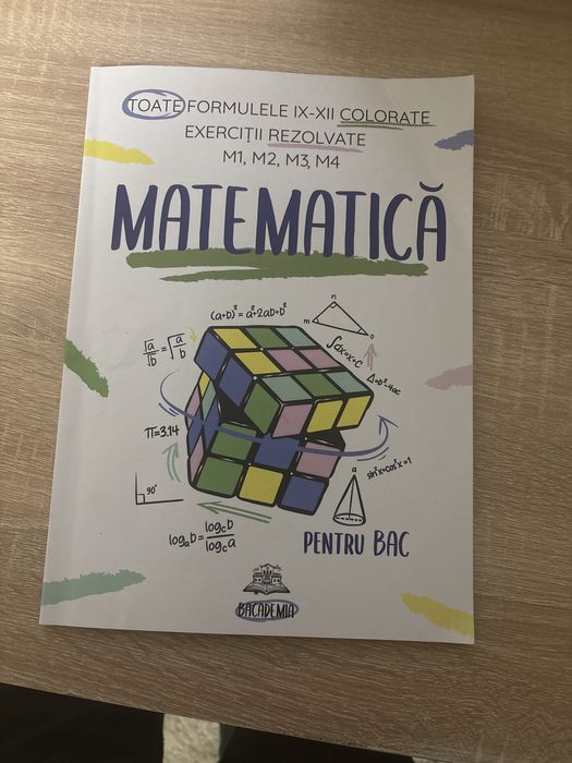 Vand carte noua Bacademia Matematica