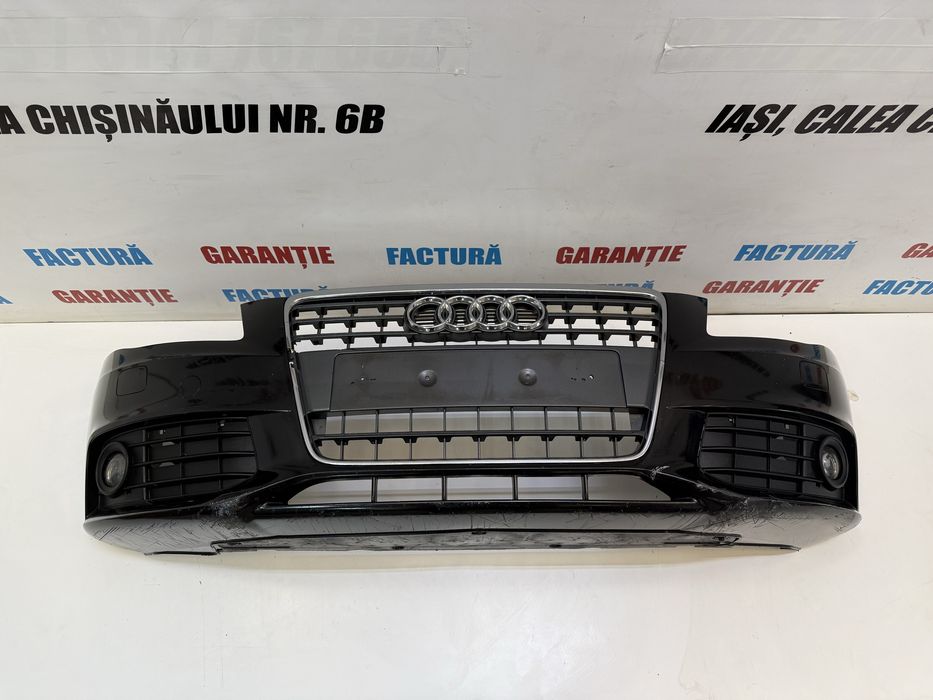 Bara spoiler fata spalatoare proiectoare Audi A4 B8 neagra negru LZ9Y