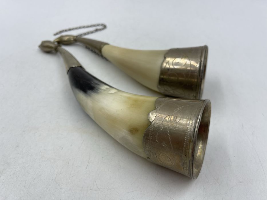 Съветски сувенири рогове за вино от Кавказ