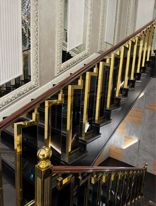 Перила из нержавеющей стали — цена от производителя. Любой сложности.