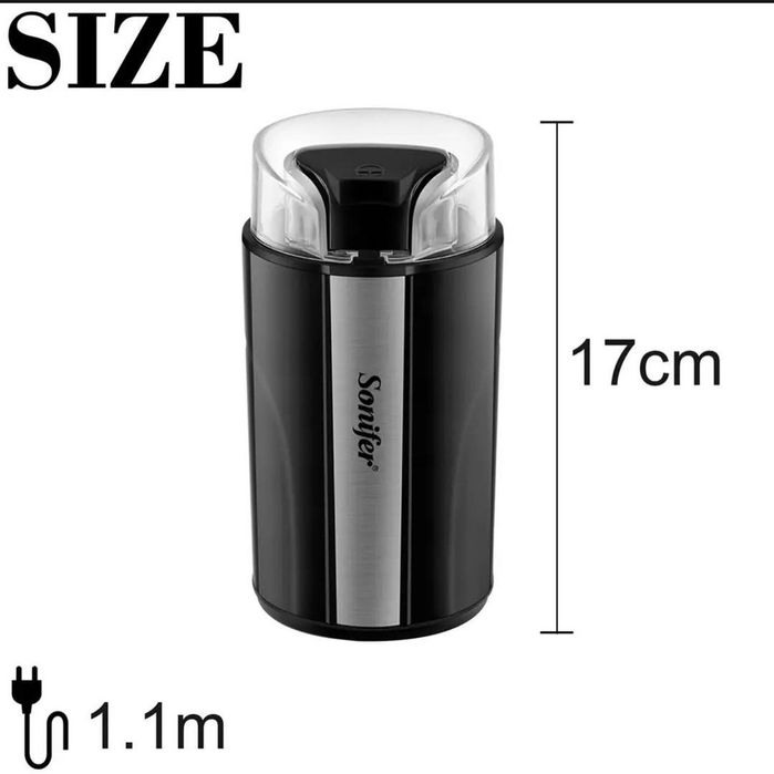 Электрическая мини мельница kofemolka кофемолка Sonifer sf-3567