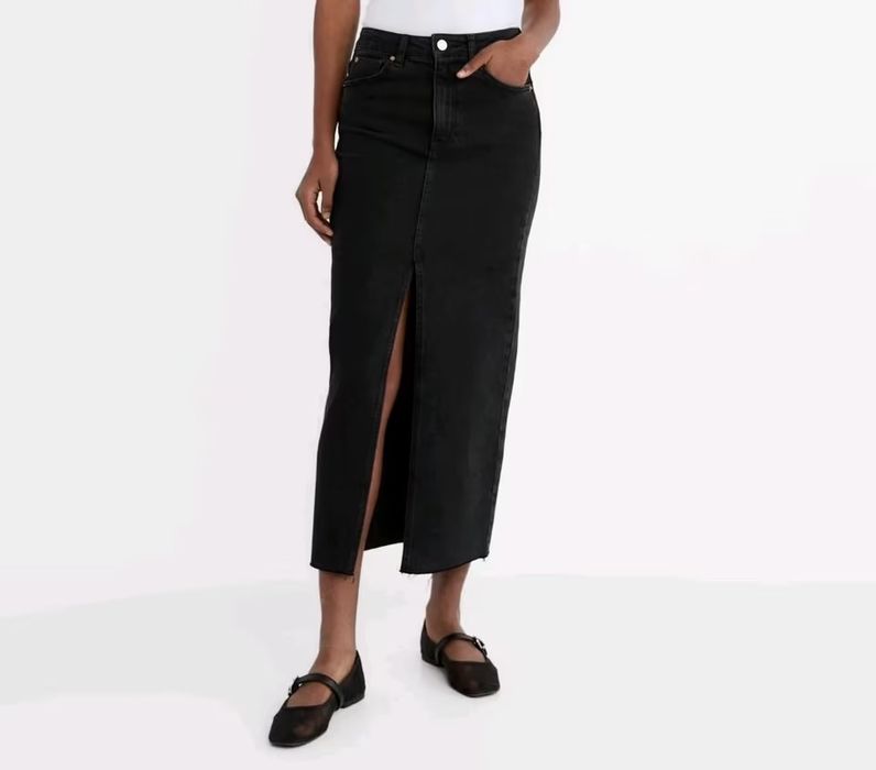 Дънкова пола Stradivarius и рокля  H&M