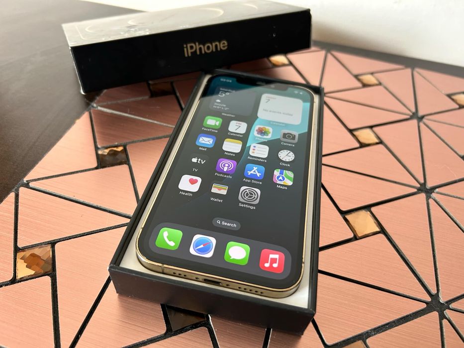iPhone 12 Pro Gold 128Gb impecabil