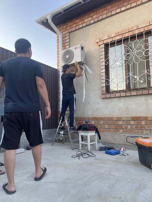 Установка кондиционера