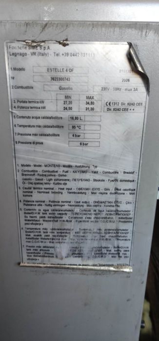 Centrala termica pe combustibil lichid (motorină)