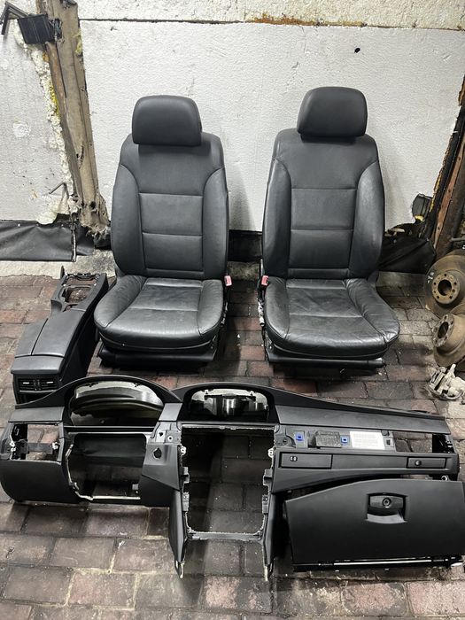 Черный салон бмв е60