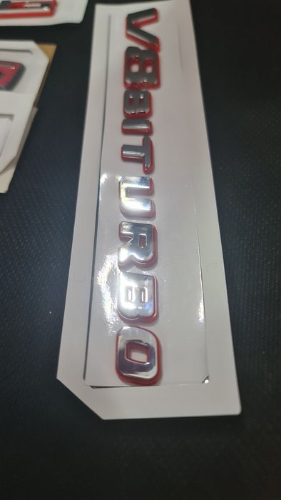 Емблема АМГ В8 битурбо AMG V8biturbo