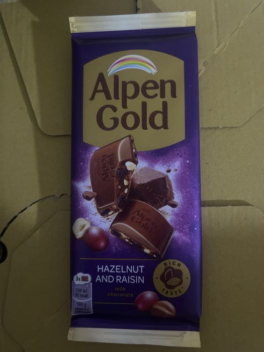 Продам шоколад Alpen Gold