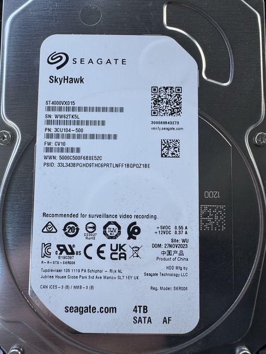 Жесткий диск 4 ТБ