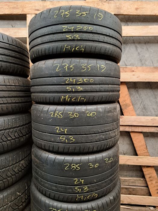 Set anvelope 285/30 R20 cu 275/35 R19 Michelin dot 2024