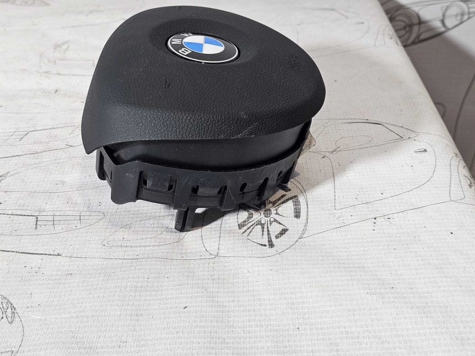 Airbag volan șofer BMW Seria 1 E81 E87 / Seria 3 E90 E91 2004-2013 2011 2.0d 105kW Cod OEM: 326884664-05, 326884664, 32306884664 (5E3)