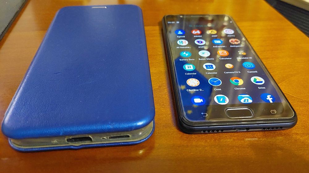 Asus Zenphone Max + ArMOR CASe  dual SiM Android 9 LIBER RETEA