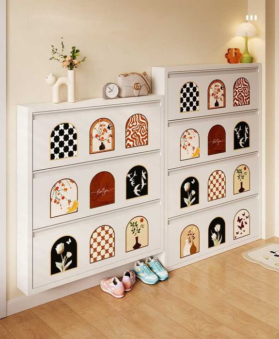 Обувница настенная с полками для хранения обуви\Oyoq kiyimga javonlar.