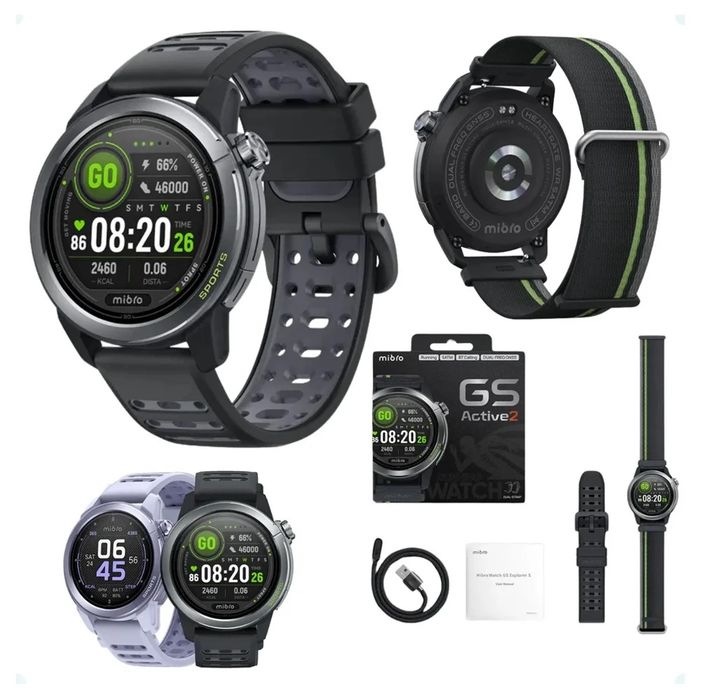Смарт-часы Mibro GS Active 2 , AMOLED GPS 5 ATM Bluetooth звонки