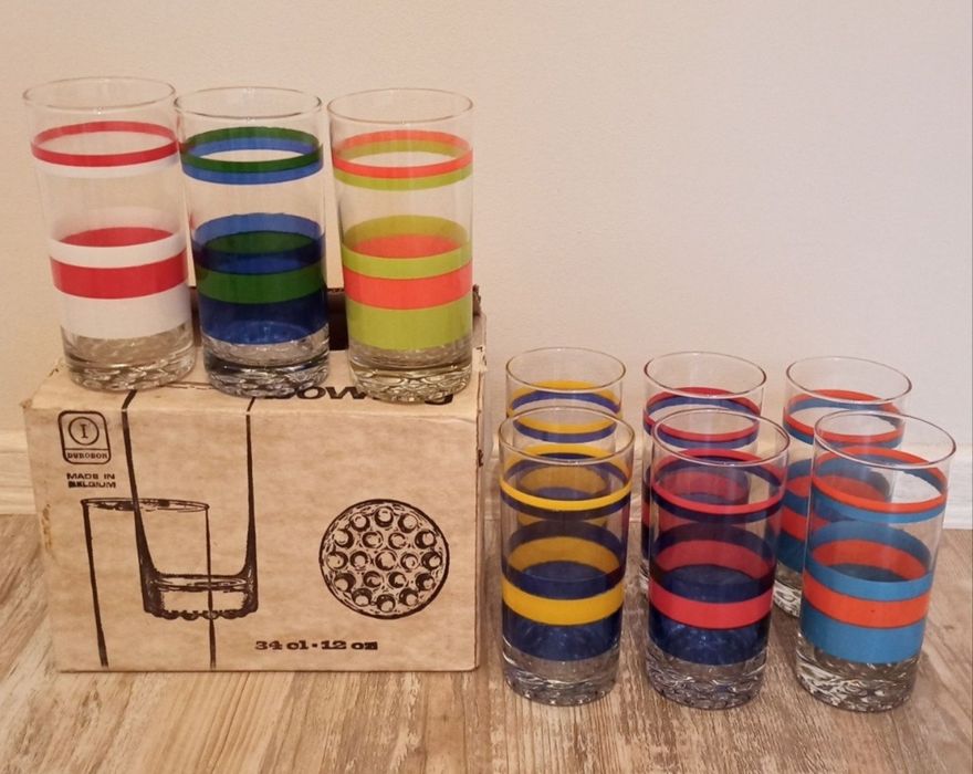 Стъклени чаши,Ретро